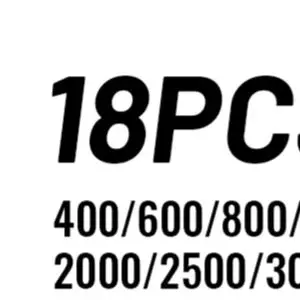 Metal Sandpaper 1500 Plastic 18pcs/Set Silicon Carbide 2000 Stone 600 800 9 Sizes Car Body Ceramic Glass  Metal