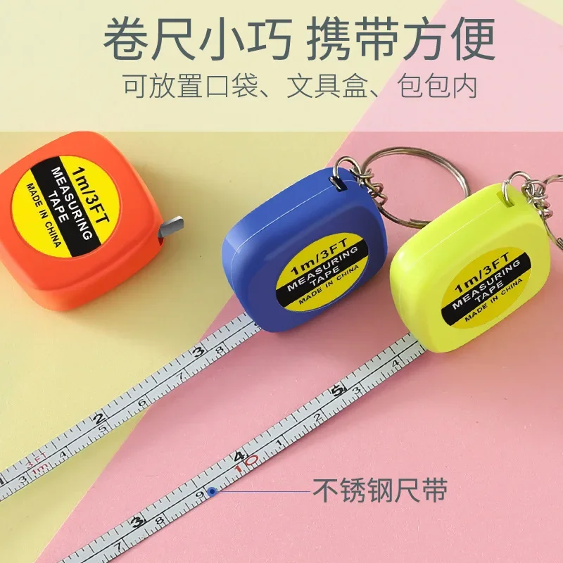 Manufacturer Direct Supply 1 Meter Mini Tape Measure Gift Steel For Waist Bust And Hip Measurements Small