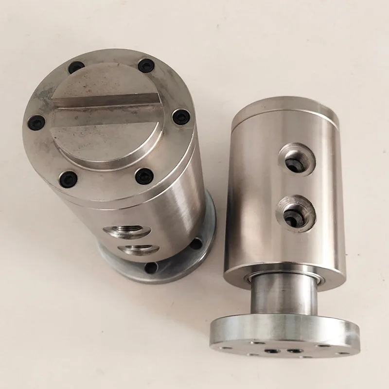 2/3 Passage Hydraulic Rotary Joint,Flange Connection 360 Degree Rotate,Stainless Steel Carbon Steel Multi‑Passage Connector