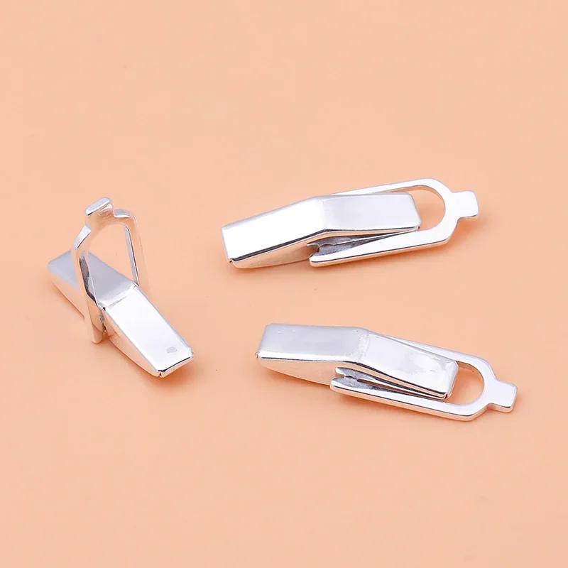 

S925 Sterling Silver French Cuff Button Accessories Triangle Nail Men's Shirt Button Accessories Handmade DIY Material