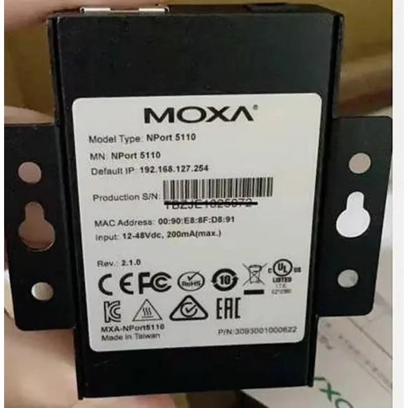 

2025Moxa Nport 5110 1-port RS-232 device server New Original