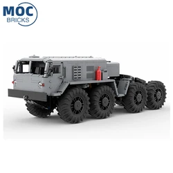 Militaire Serie Gewapend Transportvoertuig MAZ 537 Model Assembleren Bouwstenen Set MOC Klassieke Bakstenen Kinderspeelgoed Verjaardagscadeau