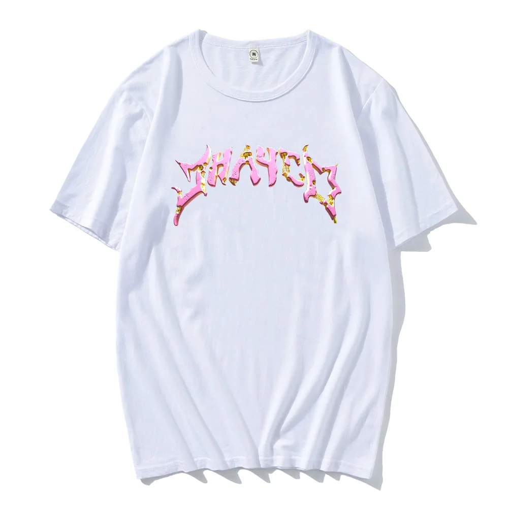 Jhayco VIDA ROCKSTAR تي شيرت الجولة الرقبة عادية الرجال والنساء تي شيرت تيشيرت صيفي kamas De Hombre