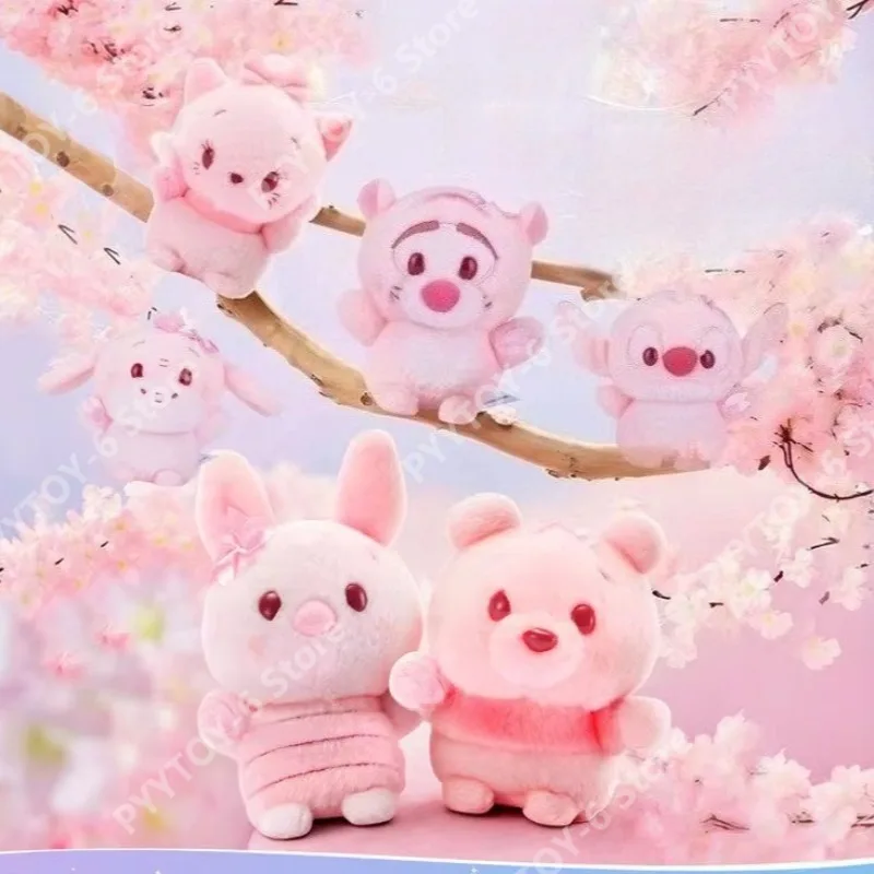 

Плюшевая игрушка Винни-Пух из серии Disney Spring Cherry Blossom, мягкая, гладкая, приятная на ощупь, подарок на Новый год