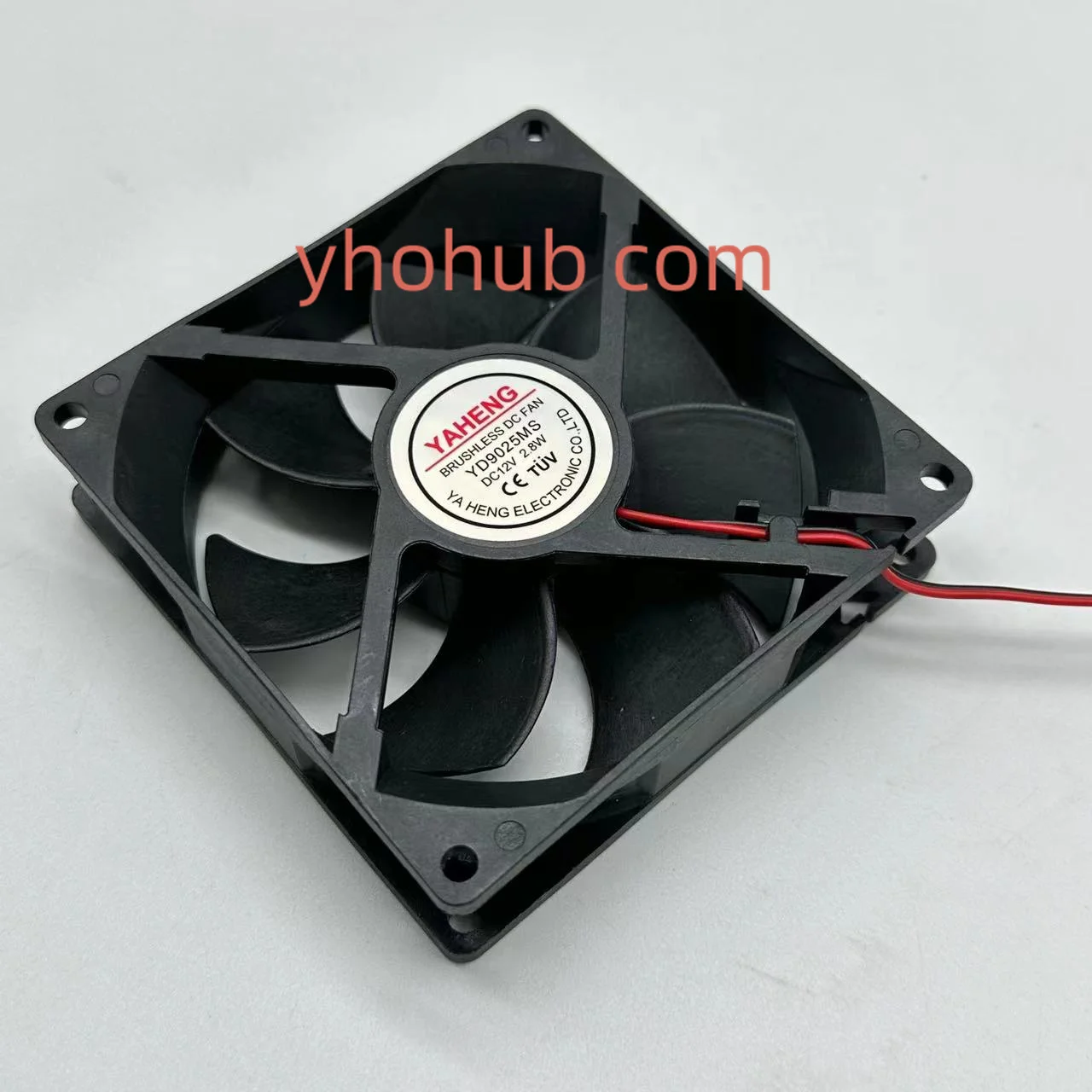 YAHENG YD9025MS DC 12V 2.8W 90x90x25mm 2-Wire Server Cooling Fan