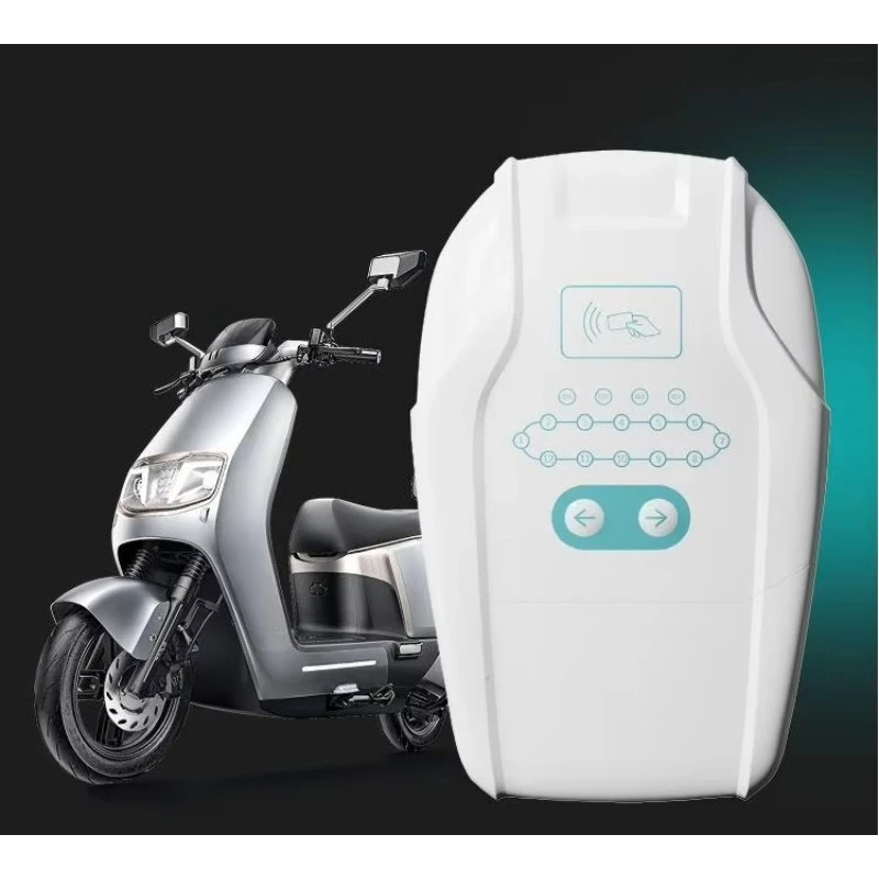 Long-life 12-port smart electric vehicle charging station for long-term operation in suburban communities