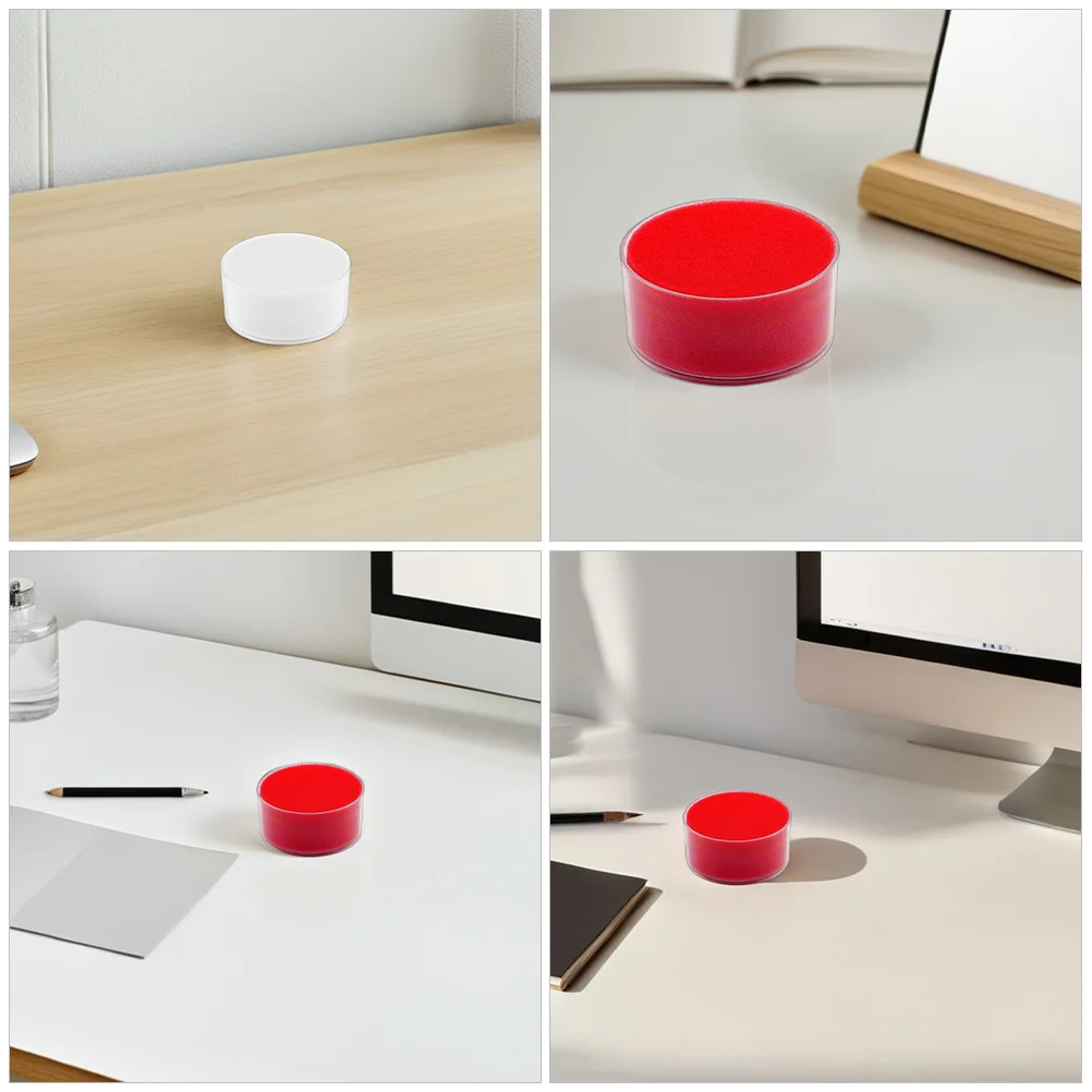 ฟองน้ำนับเงิน 4 ชิ้น สำหรับนับเงินสดในธนาคาร อุปกรณ์จัดการเงิน ฟองน้ำเปียกสำหรับนับเงิน อุปกรณ์แคชเชียร์ ที่จัดระเบียบบนโต๊ะ