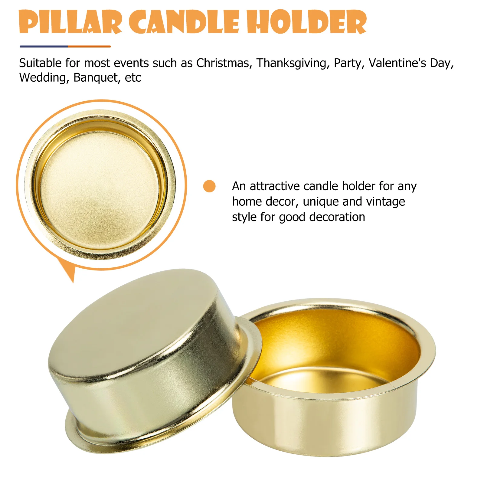 

5pcs Pillar Holders Iron Vintage Stands For Table Centerpiece Farmhouse Wedding Party Holiday Decor Taper Holders