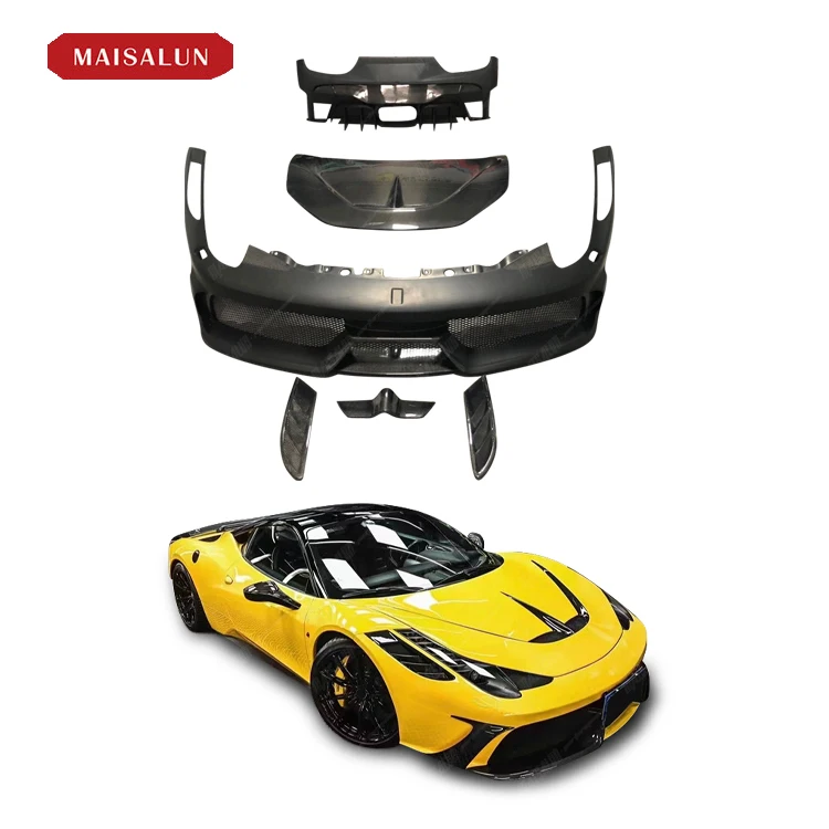 SP‑Style Facelift Conversion Kit FRP & Carbon‑Fiber Hood Front Bumper Exterior Aero Upgrade PackageCar Partsold‑to‑new Upgrade