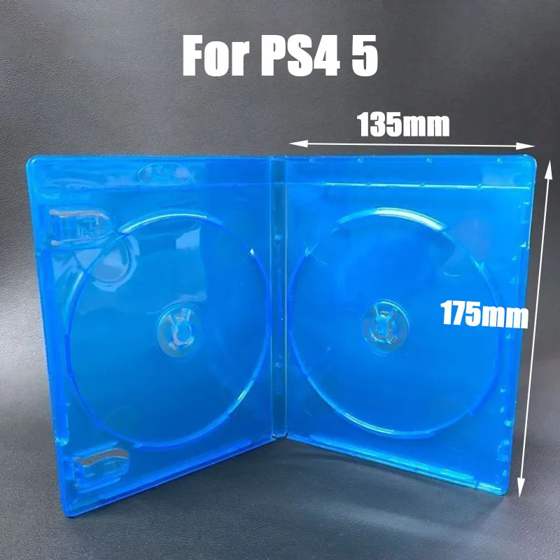 1PC For PS1 PS2 PS3 PS4 PS5 Replacement Empty Game CD DVD Box Case for PS4 Game Disc Storage Shell Cover Repair Accessories