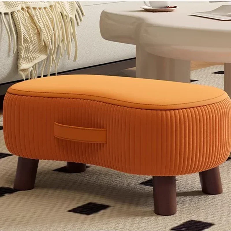 Nordic Salon Vanity Chair Designer Living Room Dressers Foot Stool Modern Space Saving Unique Portable Tabouret Home Furniture