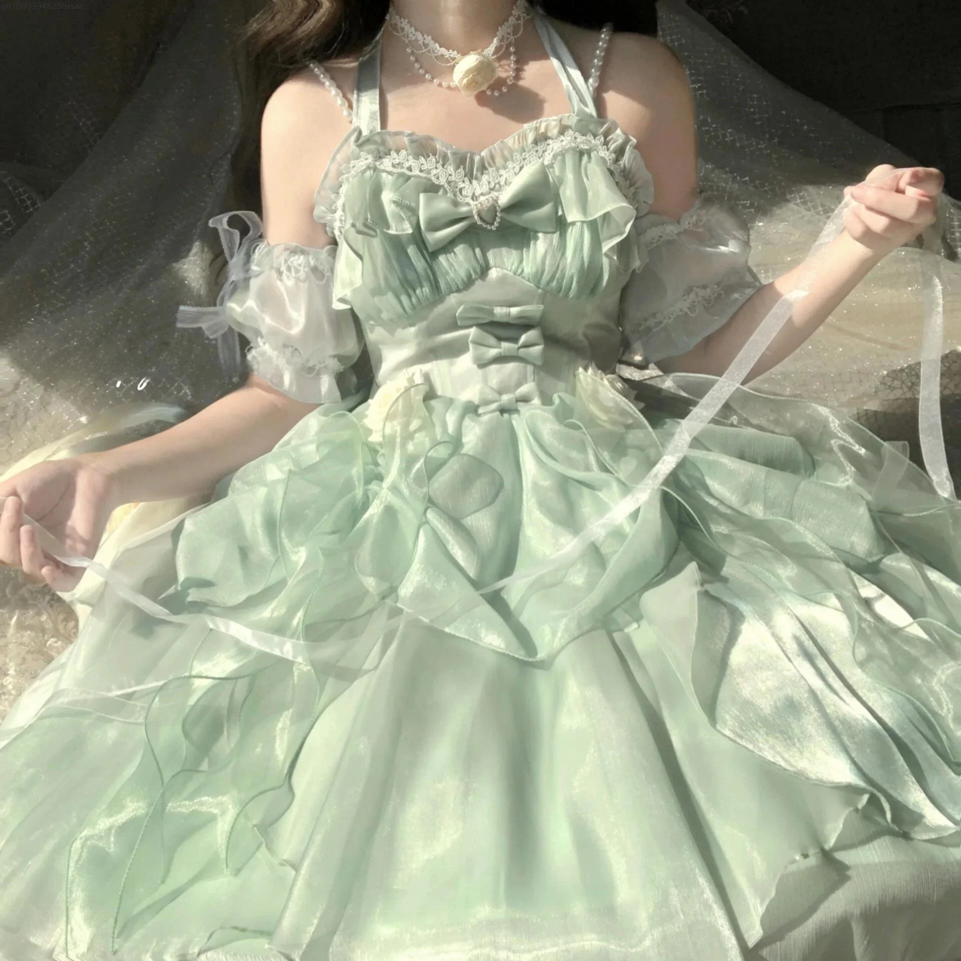 

2025 Summer New Arrival Ladies JSK Lolita Skirt Super Fairy Princ Aosphere Sensation Escape Princ Skirt Lolita Mood