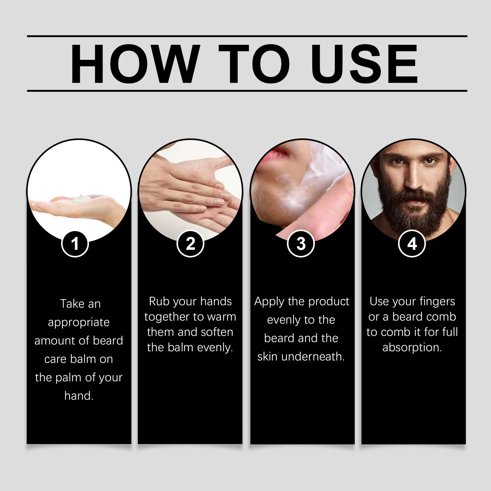 كريم العناية باللحية من إيست مون كولاجين لتحسين الترطيب وغير المهيج وتقليل الاحتكاك بلسم تصفيف اللحية الاحترافي للرجال