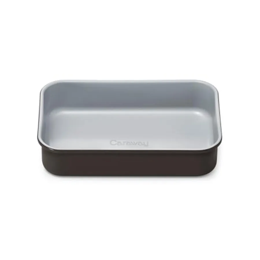 

Nonstick 9" x 6.5" Small Baking Non-Toxic PTFE and PFOA Free Aluzed Steel Core Deep Ceramic Baking for Casseroles Lasagna and M