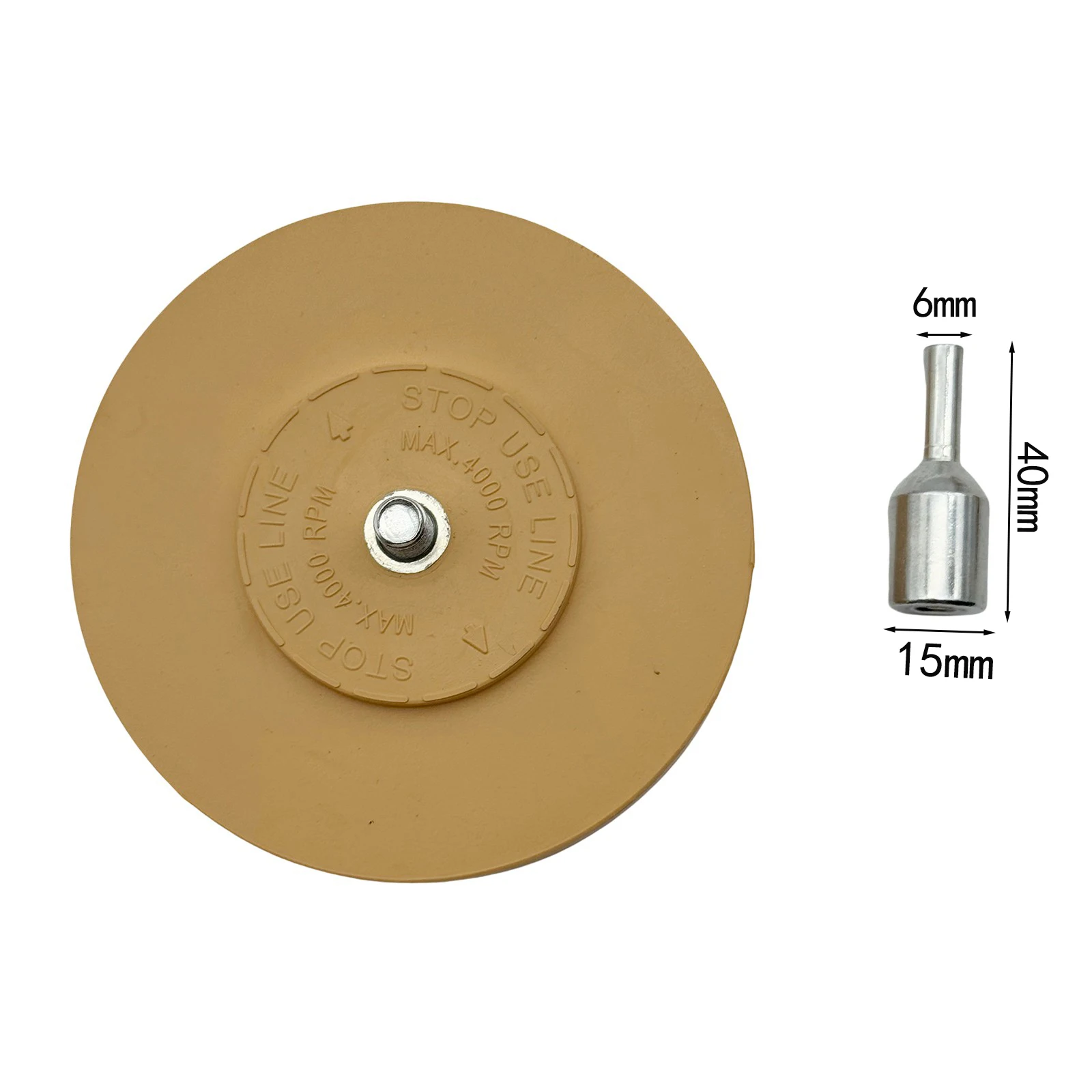 Decal Remover Eraser Wheel Removes Pinstripes Vinyl Tapes Sticker Adhesive Remover Wheel for Drill Rubber Eraser Remover Tool