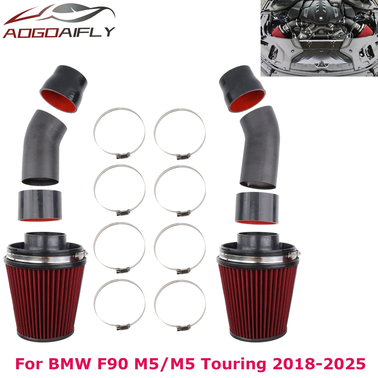 Kit de admisión de aire frío para BMW F90 M5 F92 F93 M8/M8c G30 M550i xDrive G15 G16 M850i xDrive S63/N63 motor V8 de 4.4L, suministro de fábrica