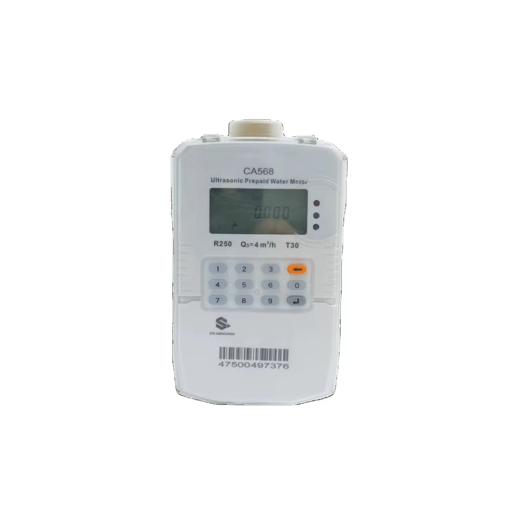 

Ultrasonic High Accuracy R250 Keypad Integrated STS Token Prepaid Water Meter with LoRaWAN, 4G Communication