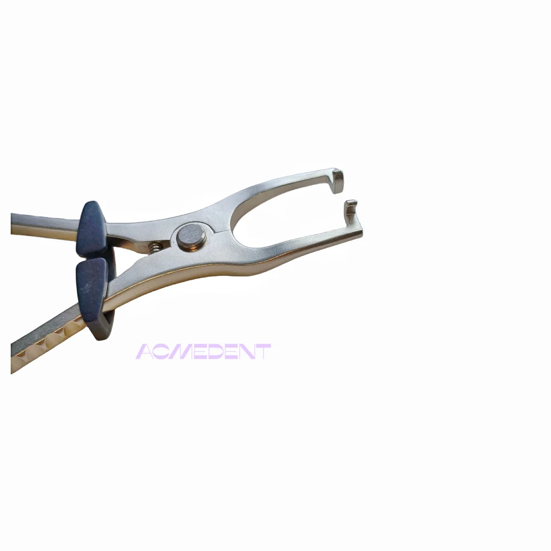 

Dental Matrix Ring Seperator Titanium Clamps Plier Strong Placement Autoclavable Stainless Steel Forceps Lab Pliers