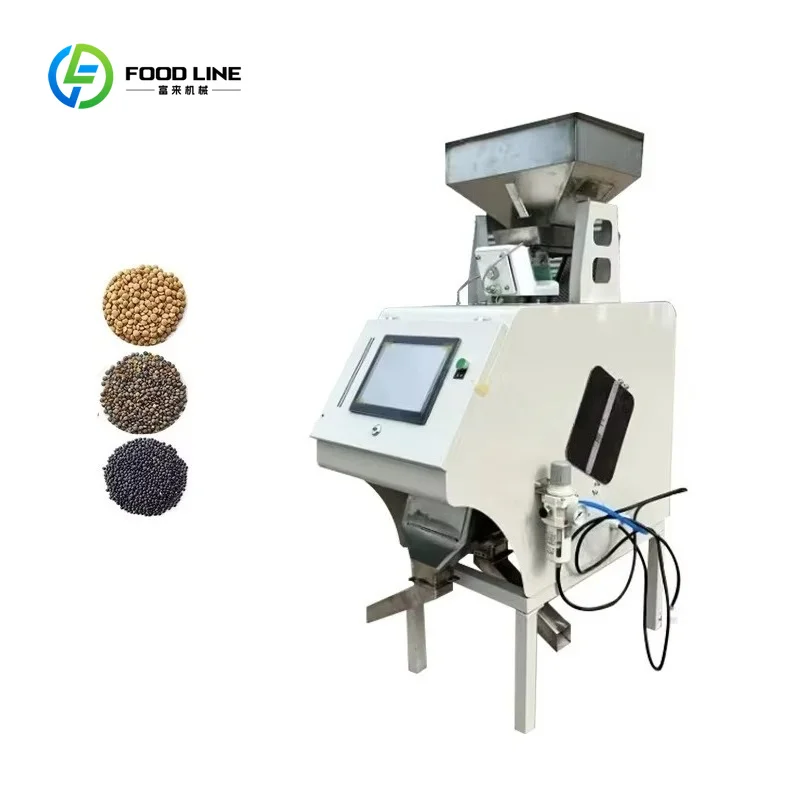 Customized High Precision Multi Material Color Sorter for Rice Sesame Pistachio Pecan Soybean Garlic Nut Processing