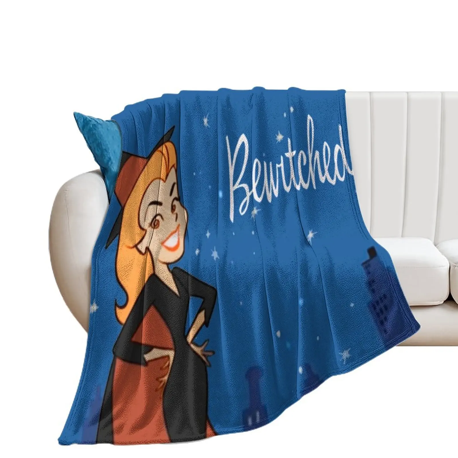 

Bewitched Show Opening Title - Just wiggle your nose !!! Throw Blanket Luxury Brand Bed linens Blankets