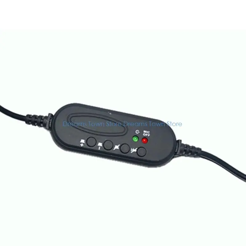 سماعة رأس USB HX6A مع ضوضاء الميكروفون إلغاء سماعة رأس USB للكمبيوتر كمبيوتر محمول مركز الاتصال