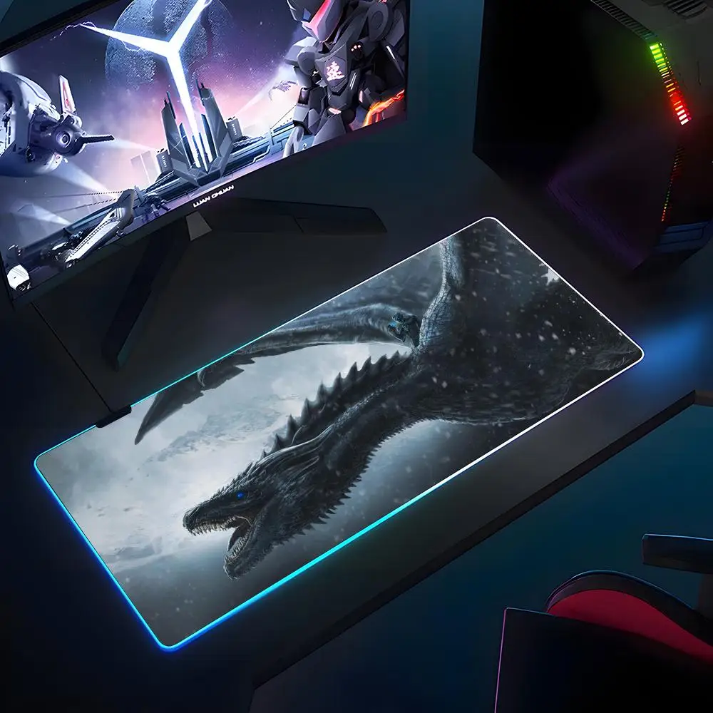 

Коврик для мыши Game Of T-Thrones, резиновый противоскользящий коврик для клавиатуры RGB, 40x90 см, коврик для мыши, игровые аксессуары, коврик для офисного компьютера XXL