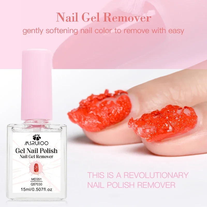 1/2 Stück 15 ml Magic Fast Nail Gel Remover, in 3–5 Minuten schnell entfernt Magic Burst Nail Art Gel Removal Degreasr für Maniküre