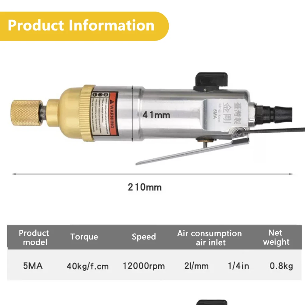 Pneumatic Bottle Capper Handheld Bottle Capping Sealing Machine Adjustable Speed Bottle Sealing Tool for Φ10-50mm Bottle Cap