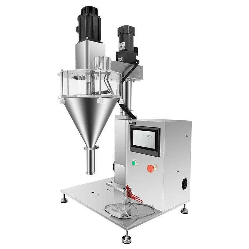 Straight Screw Powder Filling Machine Customized Protein Powder Traditional Chinese Medicine Powder