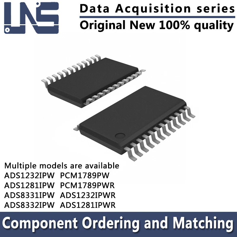 

1PCS PCM1789PW ADS1232IPW ADS1281IPW ADS8331IPW ADS8332IPW PCM1789PWR ADS1232IPWR TSSOP-24 Data Acquisition