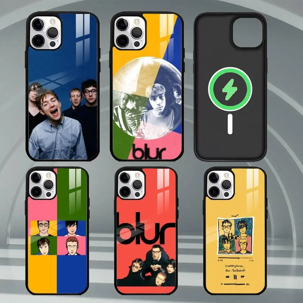 

B-Band B-Blur Parklife Phone Case For iPhone17,16,15,14,13,12,11 Plus,Pro Max Magnetic For Magsafe Wireless Charging