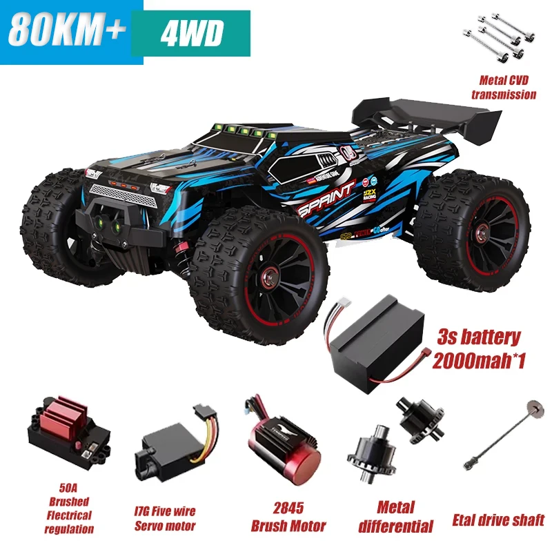 SCY9522PRO 85 km/u hoge snelheid RC auto borstelloze 4WD off-road drift afstandsbediening auto 1:16 professionele racewagens SCY9522 50 km/u