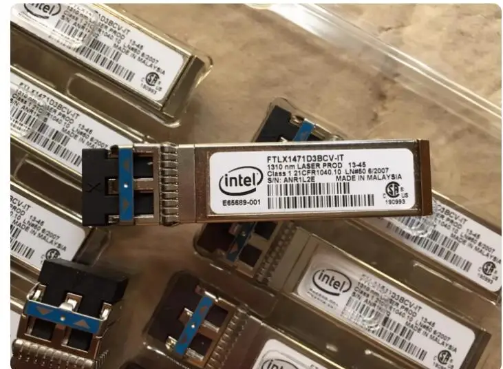 10 Gigabit Single Mode Intel Optical Module FTLX1471D3BCV-IT 10g Intel 10 Gigabit Network Card Dedicated
