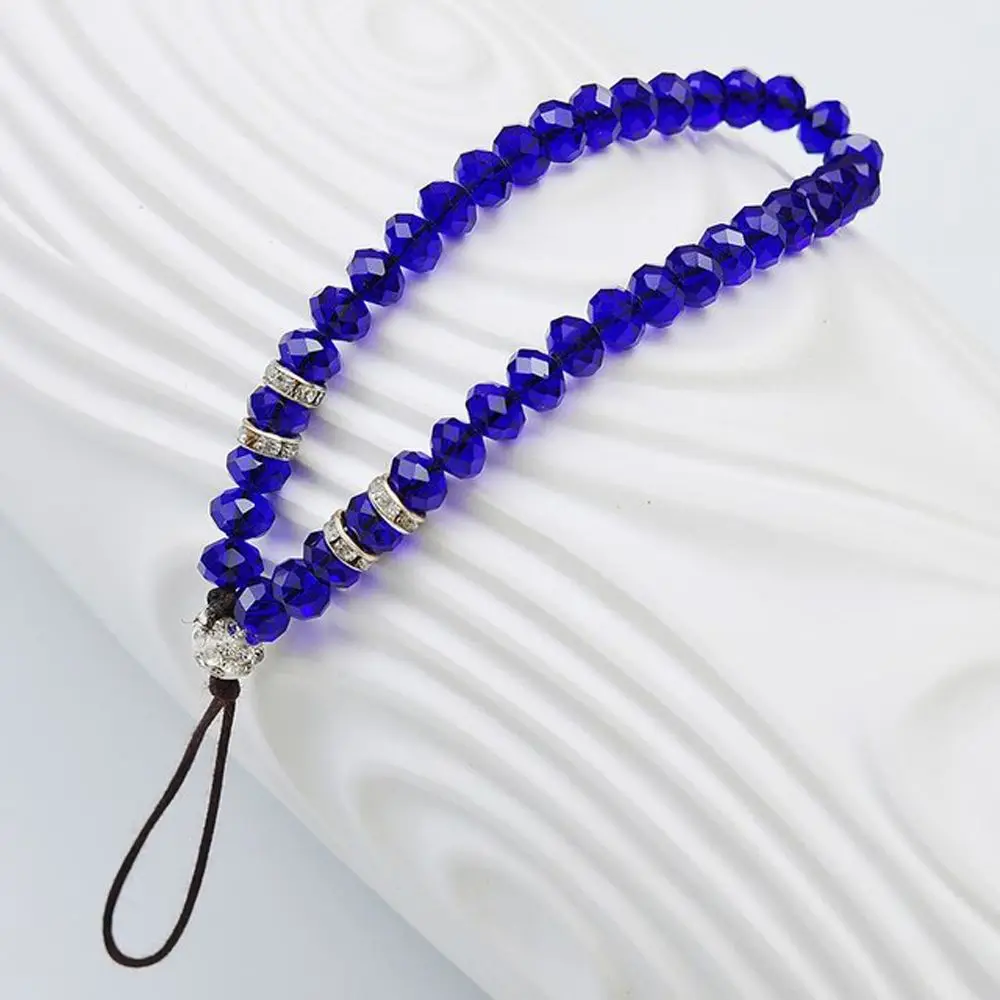 

Crystal Beads Key Lanyards Wrist Strap Phone Charm Phone Lanyards Mobile Phone Straps Crystal Phone Straps Mobile Phone Chain