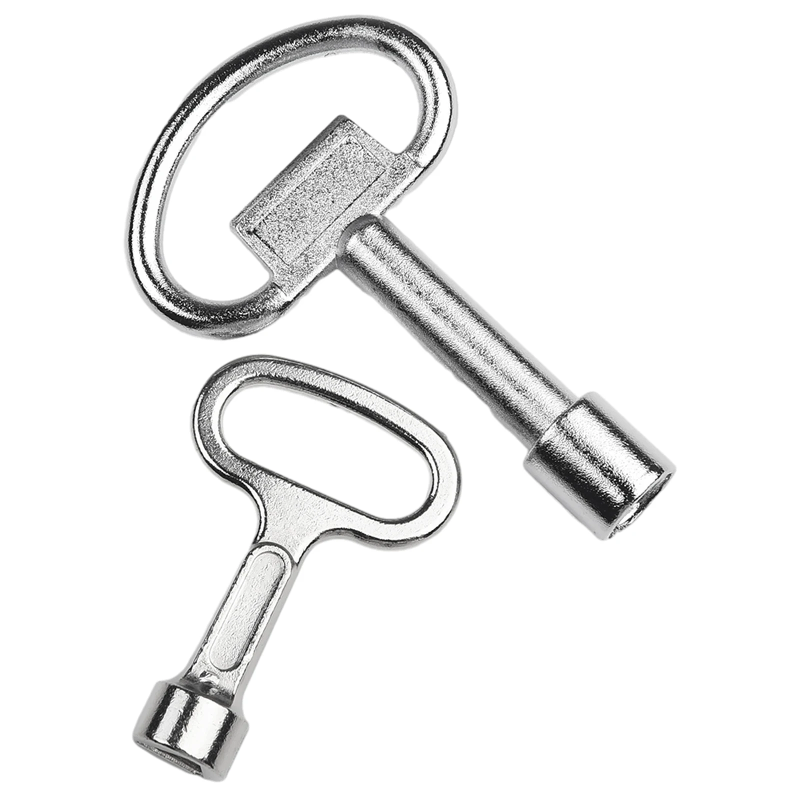 For Tap Water Valve Key with Zinc Alloy Material Silver Color Suitable for Switch Cabinets and Power Distribution Cabinets