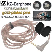 1/2/3/4/5pcs KZ Original Cable High-Purity Copper Twist Earphone Wire For ZS3 ZS4 EDX ZSN ZST ASX EDX ZSX CA4 C12 C16 ZAX C10