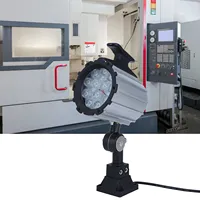 12W 24V Waterproof CNC Machine 12LED Working Light Lamps Short Arm Lighting for Industrial Tool