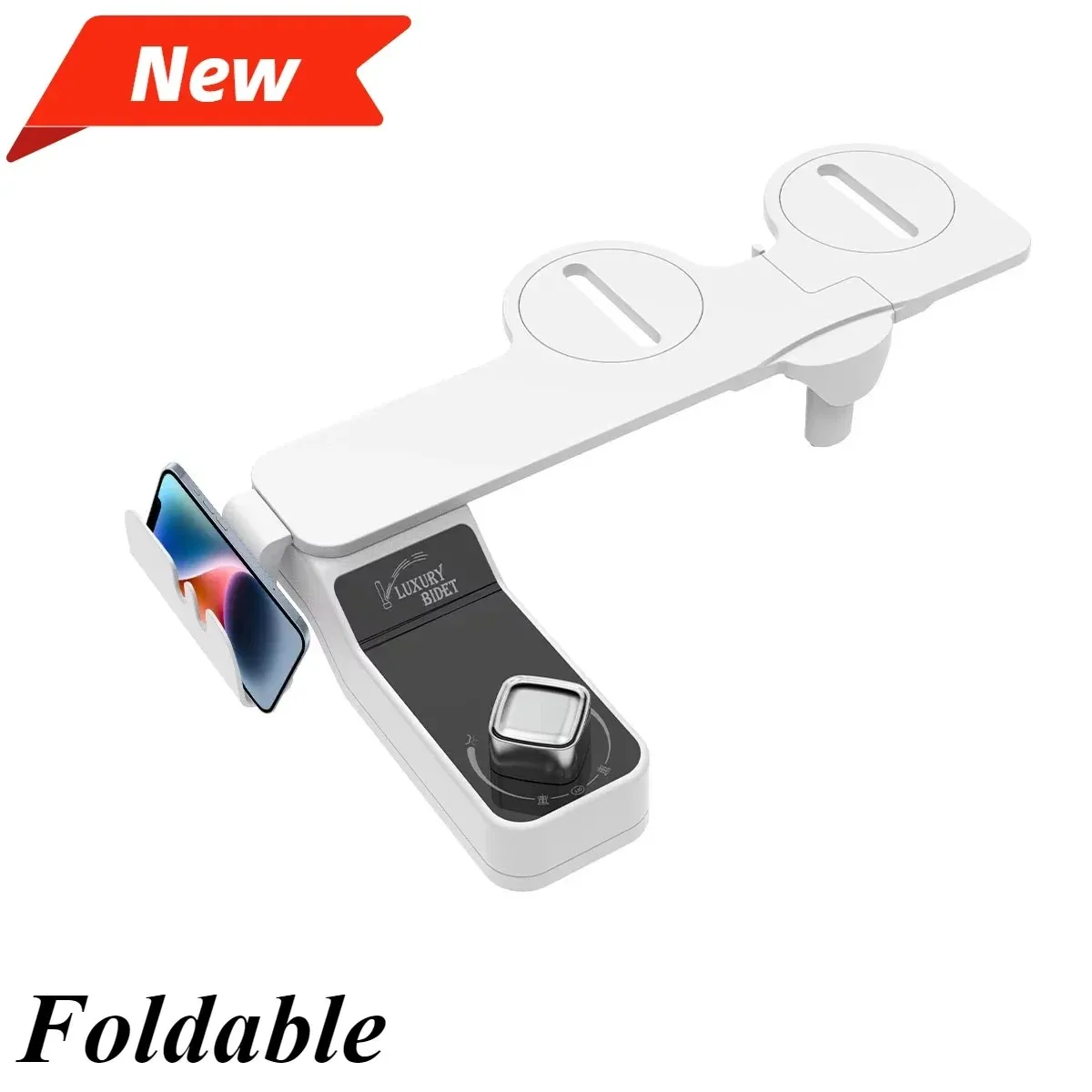 Accesorio de bidé Manual superfino para baño, superventas, boquillas de limpieza dobles no eléctricas para WC, bidé de agua fría