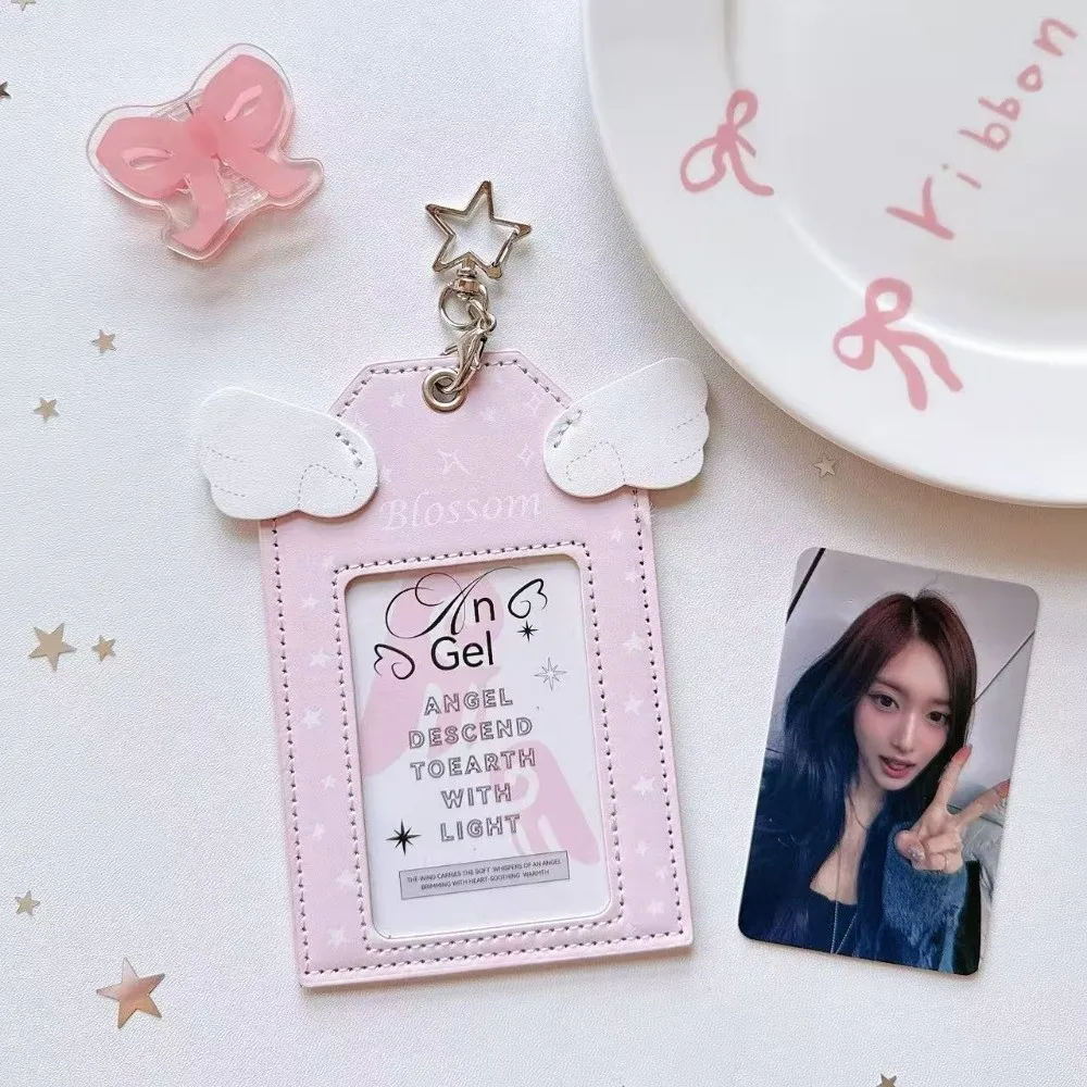 INS 3-inch Photo Storage Photocard Case Angel Wings Multifunctional Photocard Holder Cards Sleeve