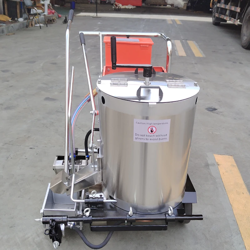 Hydraulic Driving Thermoplastic Road Marking Machine Automatic Walking Line Painter For Long Distance Highway Line Construction