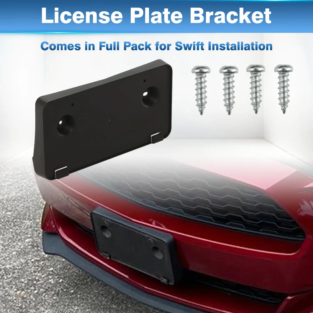 

For Ford Mustang GT EcoBoost Premium Shelby GT350 GT350R 2015 2016 2017 Front License Plate Frame Bracket Holder FR3Z17A385AA