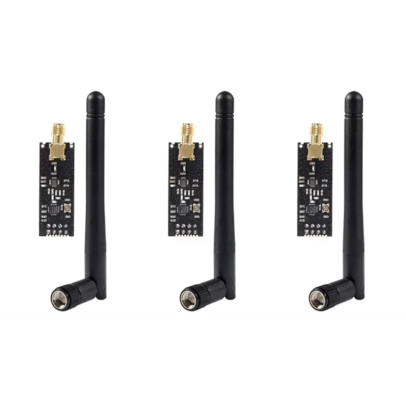 SQPP-NRF24L01+PA+LNA 무선 모듈 무선 트랜시버 RF 트랜시버 모듈 1100미터 장거리 무선 모듈 3PCS