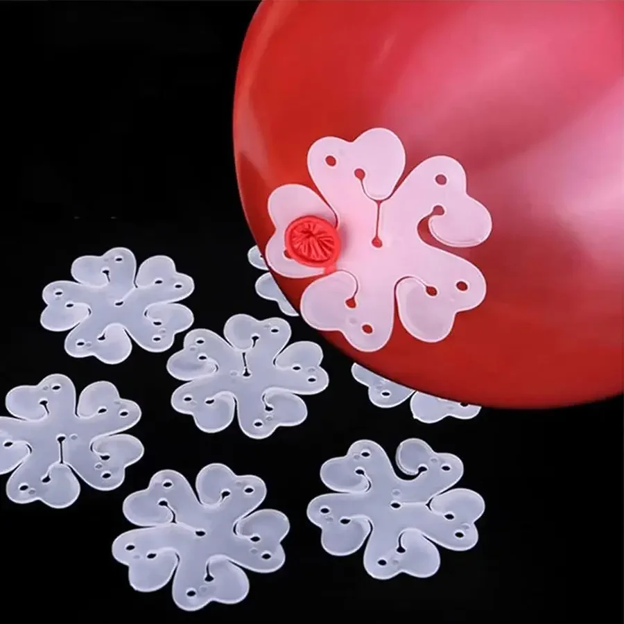 100 Stück/Rolle Punkte doppelseitig für Luftballons, abnehmbare transparente Aufkleber für Weihnachten, Hochzeit, Geburtstag, Party-Dekoration – Detail 6