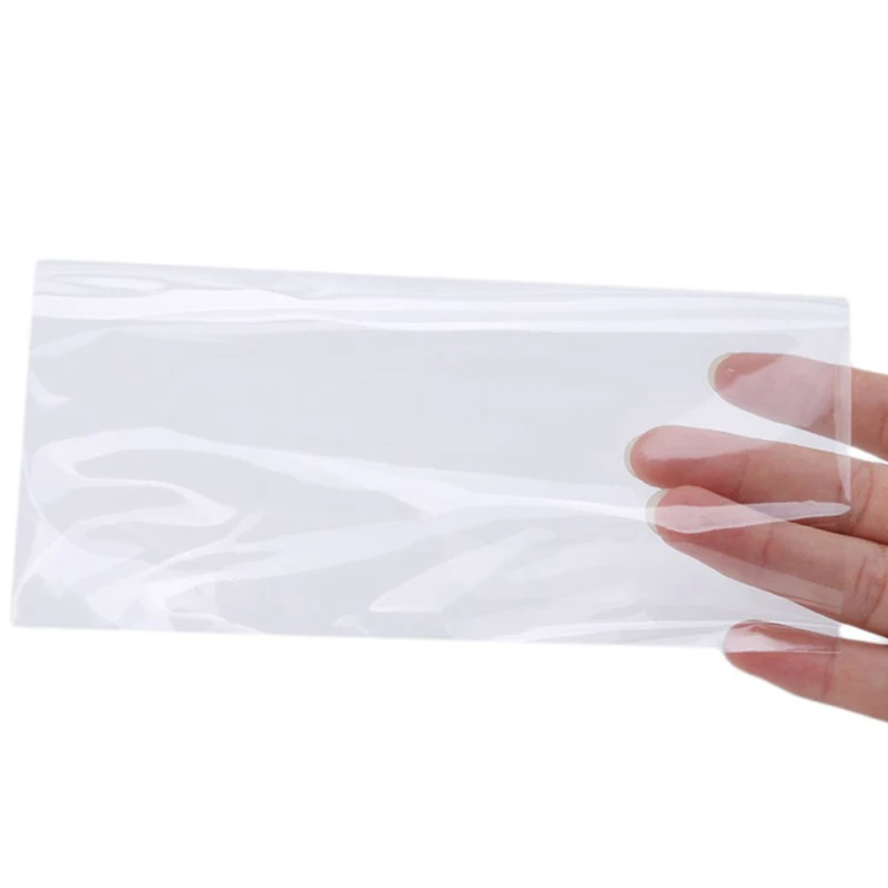 Banknote Storage Holder Sleeve, saco de proteção, papel-moeda, moeda, 100pcs