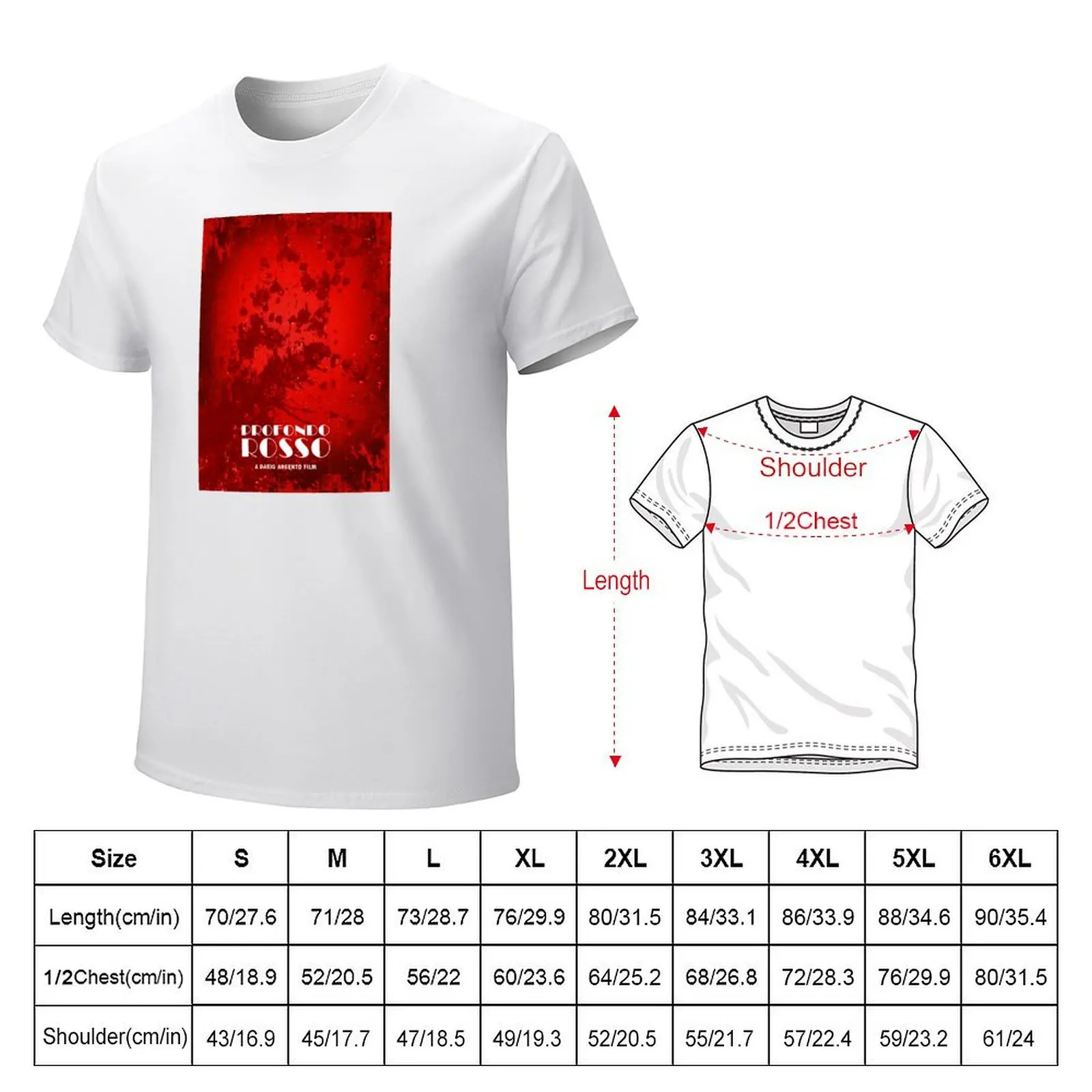 Profondo Rosso T-Shirt cute tops cute clothes vintage men t shirt