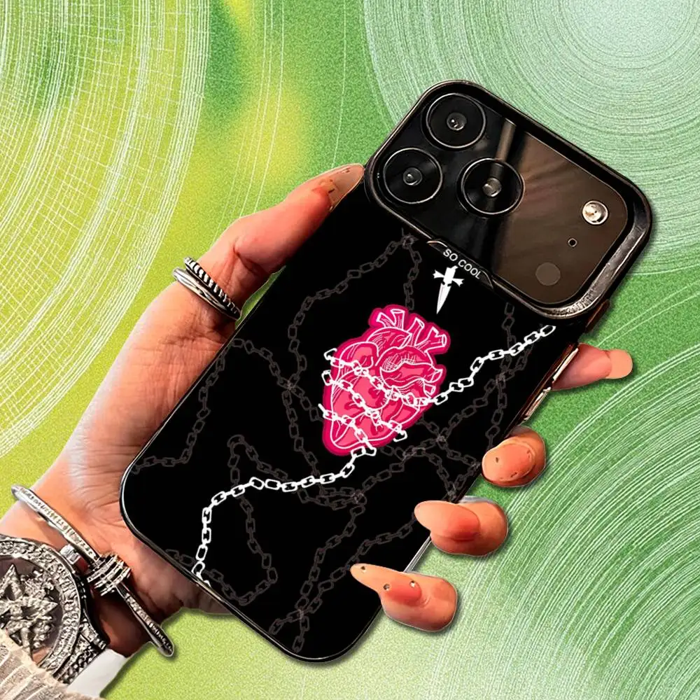 H-Hunter X Hunter K-Kurapika Funda de teléfono para iPhone 14,17,13,12,11,16,15,Mini,Pro,SE,XS,MAX,Funda de silicona negra mate