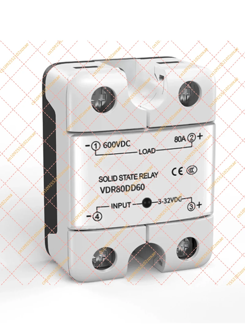 DC-DC Solid State Relay, 3V-32V Input Control, 600V DC Output 40A 60A 80A