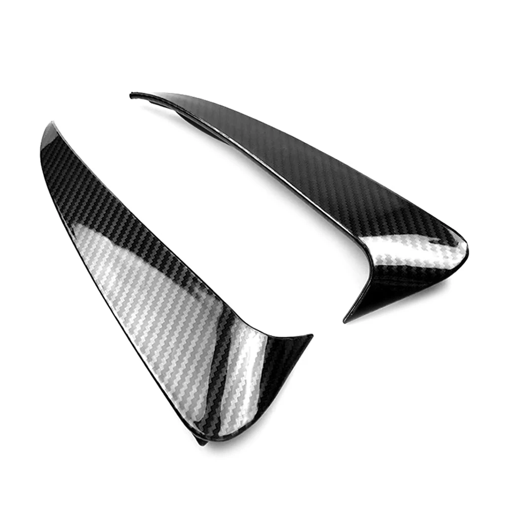 1Pair Car Rear Bumper Splitter Spoiler Canard Air Vent Trims For Mercedes Benz C-Class Coupe C205 2015-2024 4