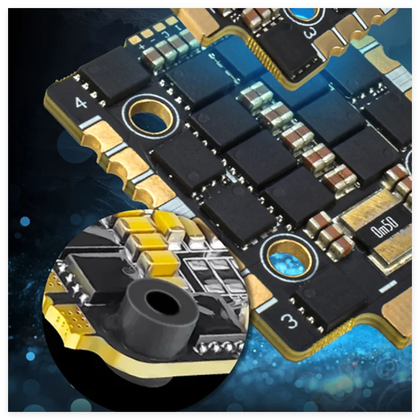 

9IMOD F722 Мини-полетный стек F722 FC 60A ESC 3-8S 20x20 мм с гироскопом для гоночного дрона RC FPV