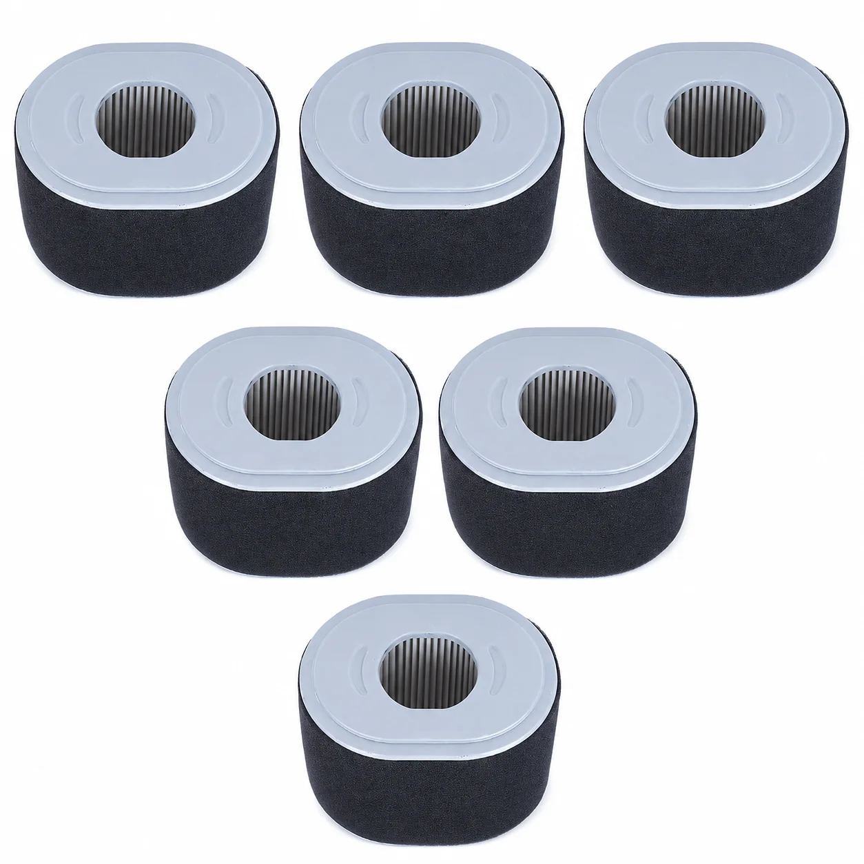 Air Filter Cleaner Element For Honda GX240 GX270 8HP 9HP Lawn Mower Engine, Replaces 17210-ZE2-505, 6Pcs Replacement Parts